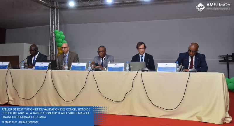 SENEGAL : L'AMF-UMOA valide les études sur la tarification et les règles comptables du marché financier régional