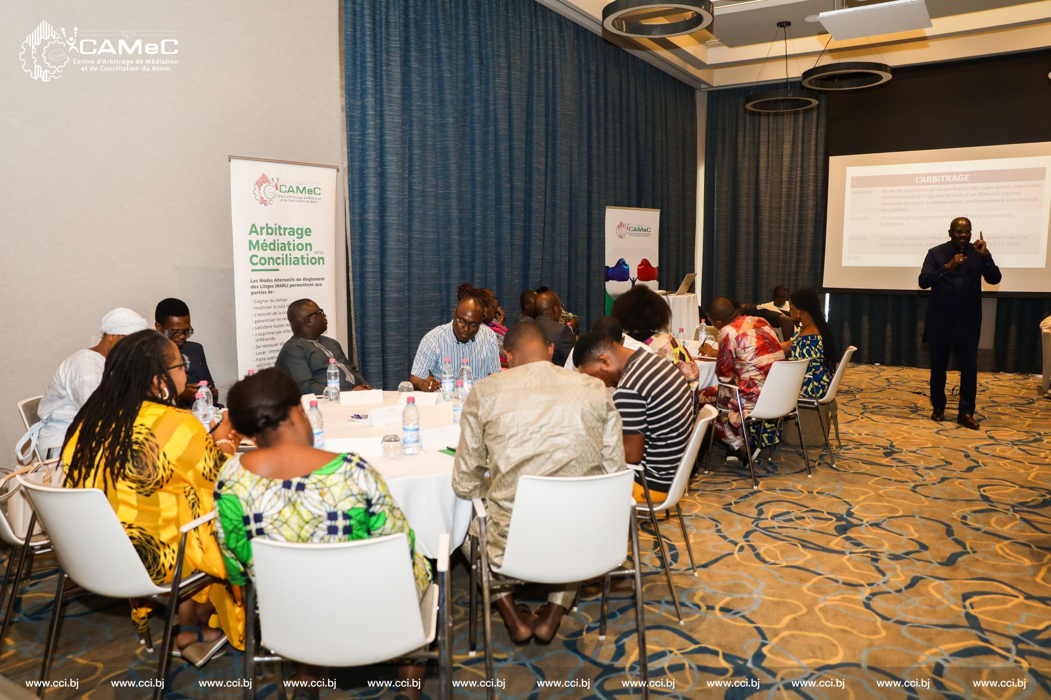 BENIN : Une formation sur la médiation commerciale organisée par le Centre d’Arbitrage de Médiation et de Conciliation