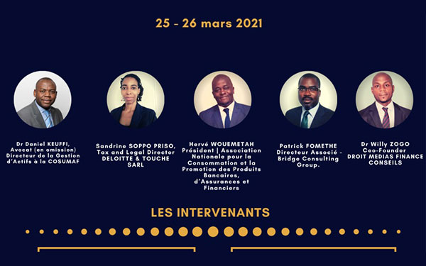 Cameroun : Un séminaire de formation sur le Droit des marchés financiers du 25 au 26 mars 2021 à Yaoundé